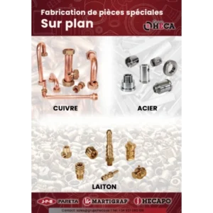 pieces fabriquees sur plan